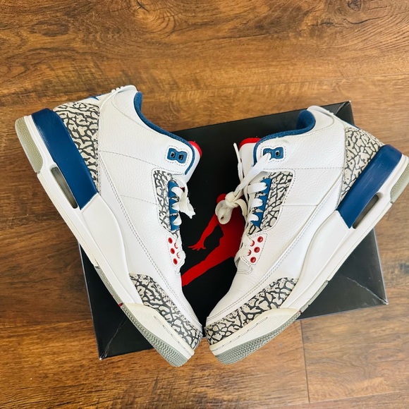 Jordan 3 True Blue. Mens sz 8 - Picture 7 of 12